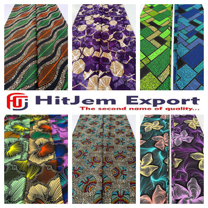Custom Lusaka African Wax Cotton Fabric Ankara Kitenge Bulk Fashion Apparel Garment Textile OEM Manufacturing Supplier - Product Image 6