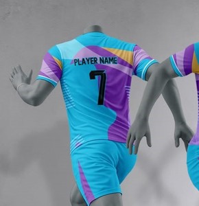 ชุดยูนิฟอร์มอเมริกันฟุตบอลคุณภาพสูง ระบายอากาศได้ดี พิมพ์ลายสวยงาม แขนสั้น ดีไซน์ปรับแต่งได้ ผลิตจากโพลีเอสเตอร์ 100% ราคาประหยัด - Product Image 3