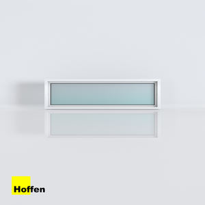 Ventana de PVC Hoffen uPVC Sunlight Glass de 180x40, tipo fijo, insonorizada, impermeable, con aislamiento térmico, para edificios y casas. - Product Image 1