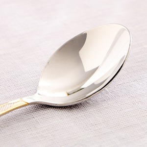 Modern Stainless Steel Spoons Set High Mirror Polish Dishwasher Safe Minimalist Design <b>Flatware</b> - Product Image 2
