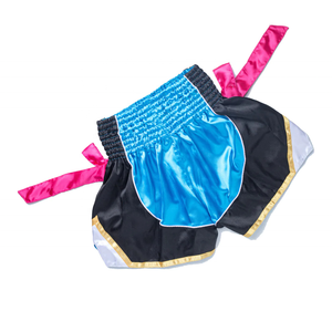Shorts de boxe respirants en 100% polyester, shorts de Muay Thai personnalisés pour hommes et femmes |   Shorts de combat en satin pour le kickboxing et le MMA - Product Image 2