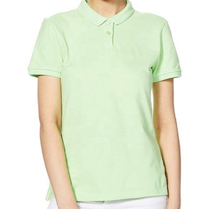 Camisas polo para mujer de diseño moderno, tela de primera calidad, precio al por mayor, OEM, con logotipo personalizado bordado. - Product Image 4