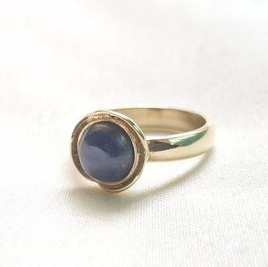 Anillo Bohemio Vintage de Plata de Ley 925 con Baño de Rodio y Cabujón de Luna Arcoíris Natural Hecho a Mano para Bodas y Fiestas - Product Image 1