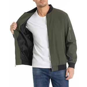 <b>Slim</b> <b>Fit</b> Full Sleeve Bomber <b>Jackets</b> Casual Wear Top Quality Online Available Customized Logo Printed Bomber <b>Jackets</b> - Product Image 3