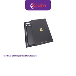 Coffret Cadeau d'Entreprise Personnalisé OEM Luxe Noir Mat, Bloc-notes, Stylo, Boîte d'Emballage, Boîte Rigide en Carton Premium, Fabricant Vietnam Facto - Product Image 2