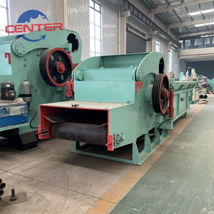 산업용 대용량 드럼 칩핑 머신 전기 우드 치퍼 나뭇가지 소형 통나무 목재 분쇄 장비 - Product Image 2