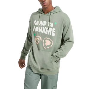 Sudadera con capucha estampada para hombre, estilo casual y cálido, de forro polar suave, corte holgado, manga larga, con bolsillo, para uso diario y comodidad. - Product Image 1