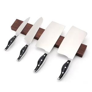 Juego de Cuchillos de Cocina Profesionales de 4 Piezas, Hechos a Mano en Acero al Carbono, con Mangos de Plástico y Hoja de Punta Caída, Personalizables OEM - MS Enterprise - Product Image 1