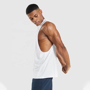 Débardeur de sport pour homme en maille, décontracté, respirant, léger, extensible, compressif, imprimé sur mesure, col rond, pour la course à pied - Product Image 3