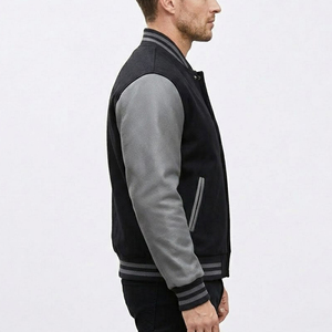 Fabricante profesional de chaquetas varsity de invierno para hombre, con logo personalizado impreso, estilo Letterman, ropa de calle, chaquetas de béisbol para hombre. - Product Image 3