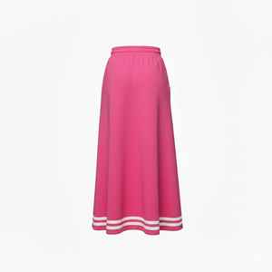 Ensemble jupe en molleton de coton de qualité supérieure avec logo personnalisé, vêtements décontractés très demandés, grammage élevé - Product Image 5