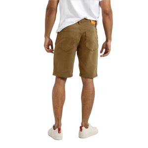 Shorts Chino Décontractés d'Été en Toile Respirante Tissée avec Spandex et Polyester, Coupe Slim, Taille Haute, Braguette Zippée pour Homme, Idéal pour l'Extérieur - Product Image 2