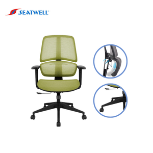 Sillas de oficina ergonómicas modernas de malla con rotación de 360 grados - Product Image 2