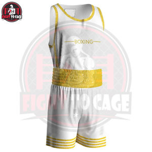 Conjunto de Entrenamiento de Boxeo Transpirable, Elástico y que Absorbe la Humedad, Ligero, Unisex, Camiseta sin Mangas, Pantalones Cortos de Boxeo Flexibles con Aberturas Laterales - Product Image 4