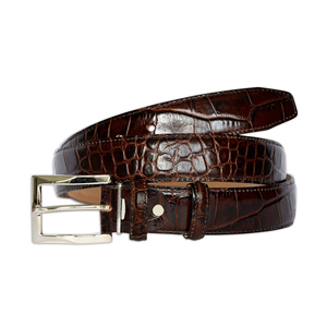 Cinturón de Cuero Negro para Hombre con Hebilla Grabada con Logotipo Personalizado, Diseñado para un Estilo Casual Resistente, Uso Diario y Atuendos Clásicos - Product Image 4