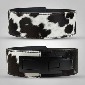 Cinturón de Cuero Ajustable con Pelo para Levantamiento de Pesas y Powerlifting, 10-13mm de Grosor, Protección Avanzada, Soporte Lumbar, Culturismo - Product Image 2