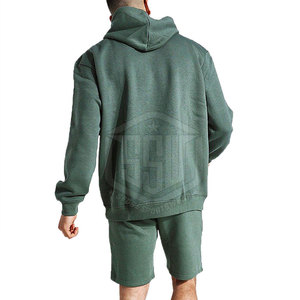 Professional Manufacture Casual Wear Tracksuit Shorts <b>Sets</b> New Design With Custom Logo Hoodies Shorts <b>Set</b> - Product Image 2