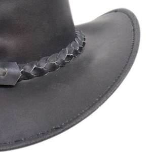Auténtico Sombrero Vaquero de Cuero Genuino Hecho a Mano, Estilo Occidental, para Viajes, Rancho y Uso Diario - Product Image 6
