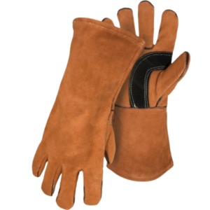 Guantes de Soldadura de Cuero Vacuno, Protección UV, Antideslizantes, Resistentes a Cortes, para Uso en Exteriores, Precio de Fábrica - Product Image 3