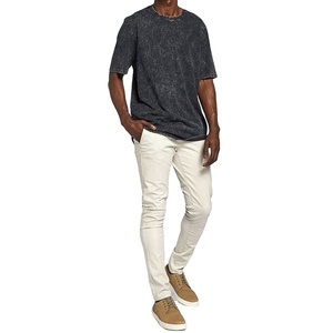 Camiseta de lavado ácido para hombre totalmente personalizable con impresión digital Street Wear Fashion disponible en diferentes colores - Product Image 1