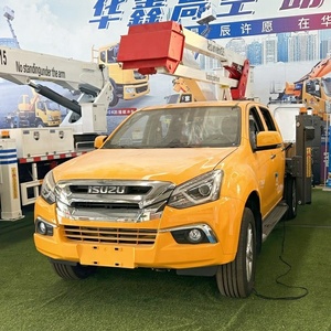 Nueva Camioneta ISUZU Diésel 4x2 4x4 con Plataforma Elevadora <span class=keywords><strong>para</strong></span> <span class=keywords><strong>Trabajos</strong></span> Eléctricos en Altura, con Cesta Aislada, Precio Bajo - Product Image 3