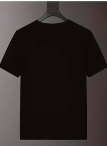 T-shirt décontracté pour hommes avec imprimé en relief, col rond, manches courtes - Product Image 2