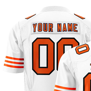 เสื้อฟุตบอลอเมริกันแขนสั้นดีไซน์ล่าสุด ไซส์ใหญ่ แห้งเร็ว ชุดกีฬา เสื้อฟุตบอลอเมริกัน MOQ ต่ำ - Product Image 3