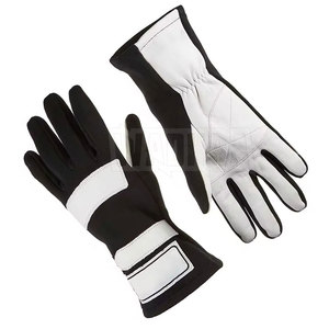 Guantes de rendimiento de tela elástica transpirable, guantes de carreras de karts OEM, guantes de conducción de diseño personalizado - Product Image 4