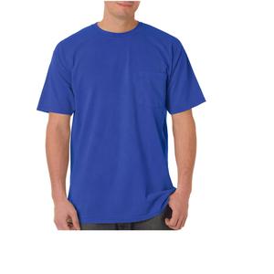 เสื้อยืดคอกลมผู้ชายสีพื้นทรงปกติ สวมใส่สบาย ผ้าฝ้าย ระบายอากาศได้ดี แห้งเร็ว เหมาะสำหรับออกกำลังกายและเล่นกีฬา สกรีนโลโก้ได้ตามต้องการ ขายดี - Product Image 1