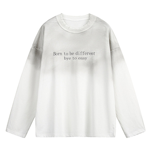 Sweat-shirt à capuche oversize premium pour homme, effet vieilli, délavé à l'acide, manches longues, 100% coton, ODM - Product Image 3