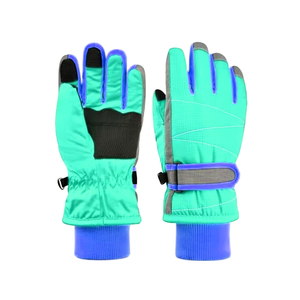 Gants de ski et snowboard KeemBro haute performance, isolés, réfléchissants, imperméables, thermiques, hiver, à doigts séparés, avec fermeture auto-agrippante - Product Image 1