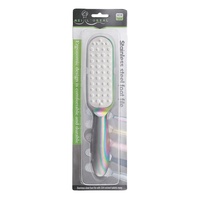 Fichier Pedi en acier inoxydable fabriqué au Pakistan de haute qualité outils de soin des pieds Double face Portable Durable Six Options de couleur n'importe quel