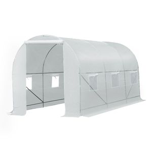 Serre a tunnel moderna per uso agricolo con telaio in acciaio zincato - Product Image 4