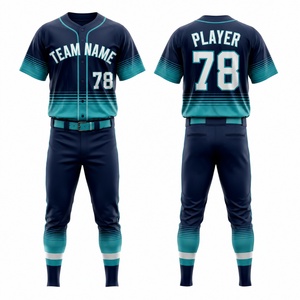 Conjunto de Uniforme de Béisbol Personalizado, Jersey y Pantalones para Hombre, Impresión Sublimada, Absorbe la Humedad, para Todas las Temporadas, Corte Regular para Adultos, Manga Corta - Product Image 5
