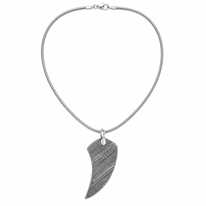 Collar Colgante Hecho a Mano en Acero Inoxidable Moderno, Diseño Exquisito, Set de Regalo para Boda - Product Image 5