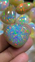 Opale d'Éthiopie naturelle de grande taille, multicolores, effet feu arc-en-ciel, opales Welo