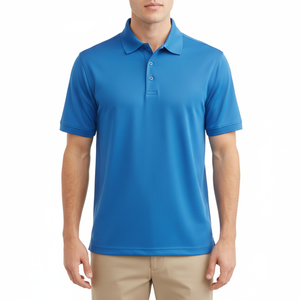 เสื้อโปโลชายคุณภาพดีที่สุด เป็นมิตรกับสิ่งแวดล้อม ผลิตจากผ้าฝ้ายออร์แกนิค ระบายอากาศได้ดี รับผลิตตามแบบ OEM บริการขายส่ง - Product Image 6