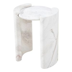 New Arrival Travertine <b>Side</b> <b>Table</b> Sculptural Stone Accent Furniture For Luxury Home Hotel Decor Export Bulk Use Sale <b>Set</b> Modern - Product Image 3