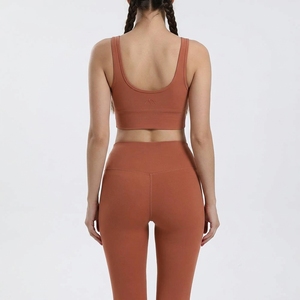 Premium Quality Gym Set <b>Women</b> Seamless Yoga Set 2 Pieces Workout Set Sports Bra And <b>Leggings</b> Fitness Clothes - Product Image 5
