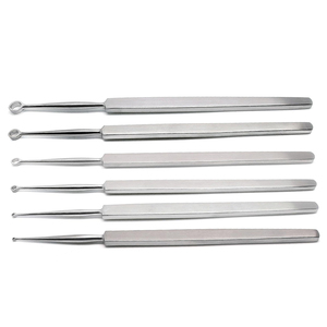 Curette ovale de 11 pouces en acier inoxydable de qualité médicale, instrument chirurgical manuel pour usage orthopédique osseux, en promotion à prix réduit - Product Image 1