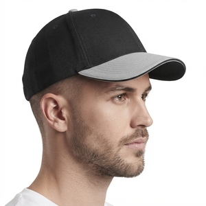 Gorras de Béisbol Ajustables de 6 Paneles con Logotipo Bordado e Impreso, 100% Poliéster, Protección Solar, Transpirables, de Secado Rápido, Impermeables para Hombre - Product Image 4