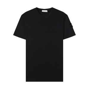 T-shirt classique à coupe régulière 100% coton uni, poids lourd, impression 3D en mousse personnalisée pour logo, T-shirt pour homme - Product Image 2