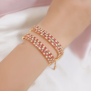 Square Style American Diamond Bangles 2x6-Fashion Bracelets - Product Image 3