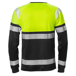Chemise de travail haute visibilité à manches longues, nouvelle conception réfléchissante, robuste, fabriquée directement par le fabricant. - Product Image 4