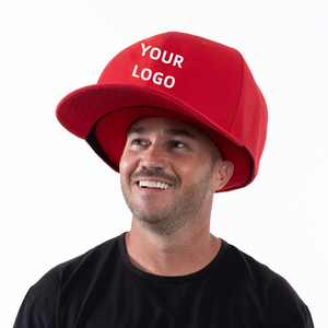 Gorra de Gran Tamaño Unisex Noggin Boss con Logotipo Personalizado Bordado, Gorra Ajustada Gigante Roja con Espuma de Alta Calidad - Product Image 5