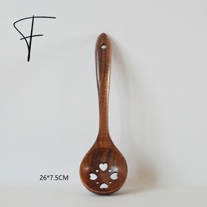 Handmade Wooden <b>Spoon</b> Crafted from Natural Wood Rustic Finish Comfortable Grip Utensil for Cooking and Serving - Product Image 3