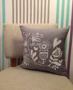 Multi-Colored Direct Factory Luxury Cotton <b>Cushion</b> Set with Geometric Pattern and Design for Home Use - Product Image 3