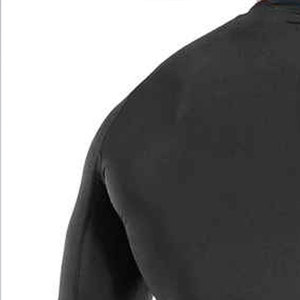 T-shirt de compression à manches longues respirant, antibactérien, à séchage rapide, sans couture, OEM personnalisé, haute qualité, pour hommes, MMA - Product Image 4