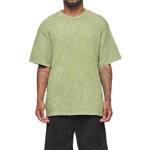 Camisetas Extra Grandes con Lavado Ácido Más Vendidas, 100% Algodón, Manga Larga, Camisetas de Verano para Hombre, Ropa Urbana, Fabricación en Diferentes Colores - Product Image 1