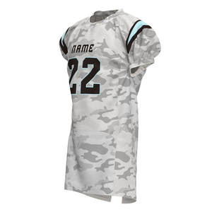 Uniformes de flag football respirants et à séchage rapide, nouvelle arrivée, taille adulte, imprimés, manches courtes, couleurs personnalisées, haute qualité, vente en gros - Product Image 2